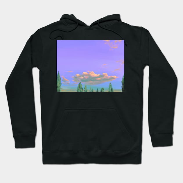 Clouds Hoodie by Aynur Albayrak